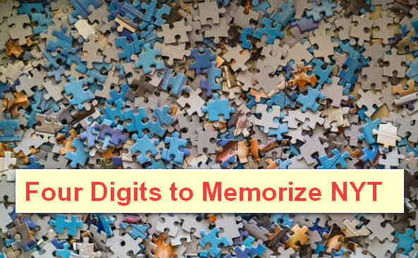 The Four Digits to Memorize NYT Method: Unlocking Your Memory Potential