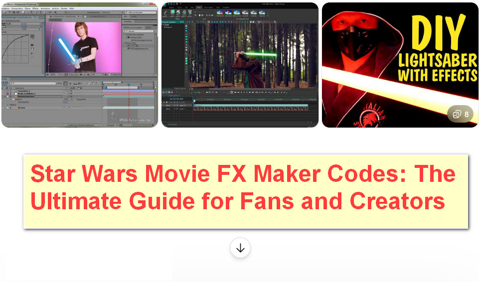 Star Wars Movie FX Maker Codes: The Ultimate Guide for Fans and Creators